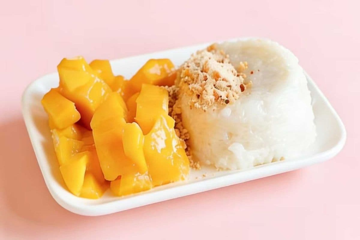 F10. Mango Sticky Rice with Coconut Milk / F10. 芒果糯米飯