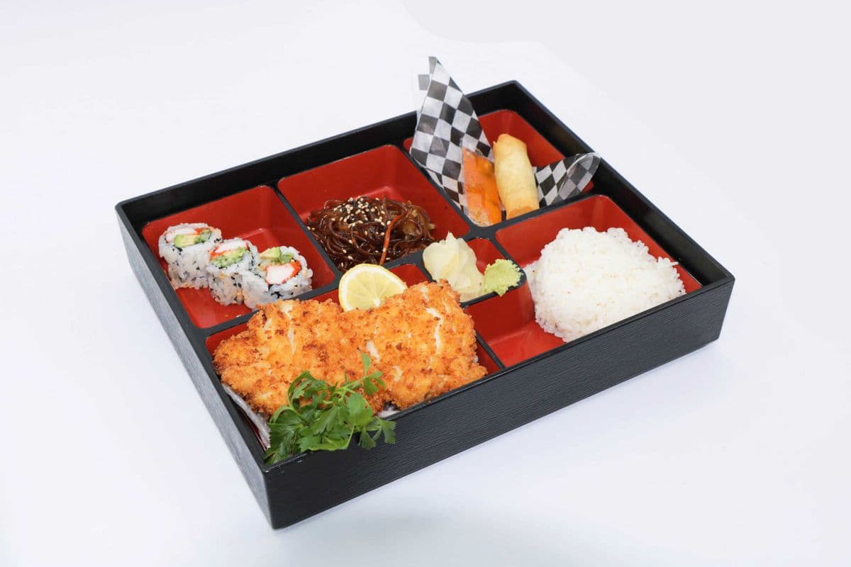 bento box # 9 don katsu