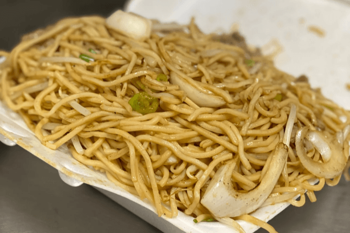 Shrimp Lo Mein (thin noodle)