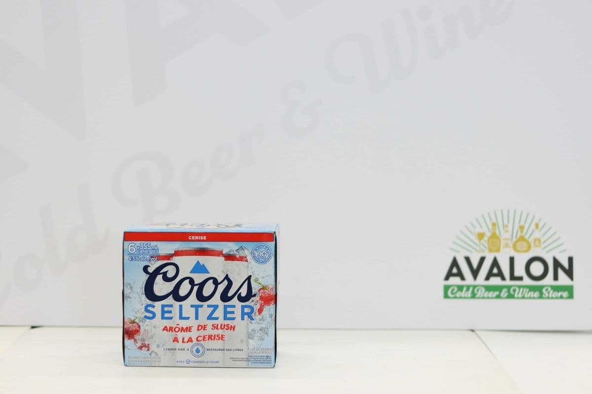 Coors seltzer Slushie Cherry 6pk Cans (6 x 355ml)