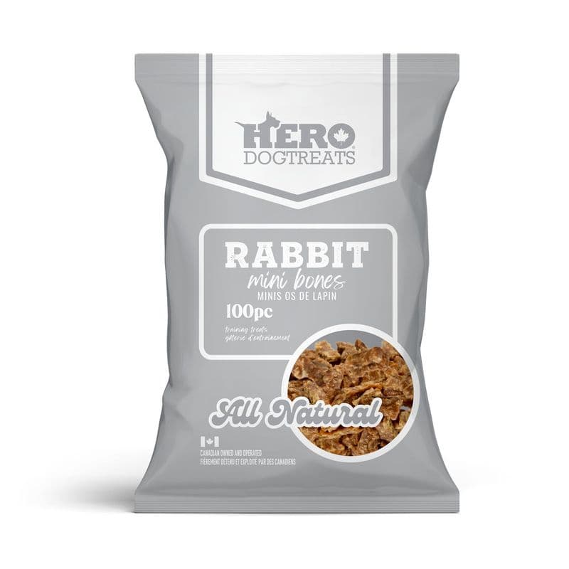 Hero Rabbit Mini Bones Training Treats - 100 pieces