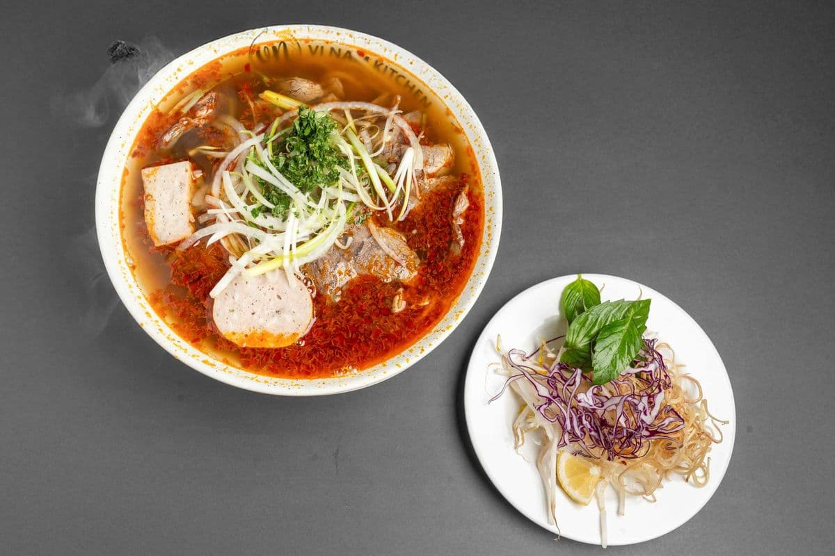 S1. Spicy Noodle Soup with Beef Shank, Homemade Sausage / Bún Bò Huế