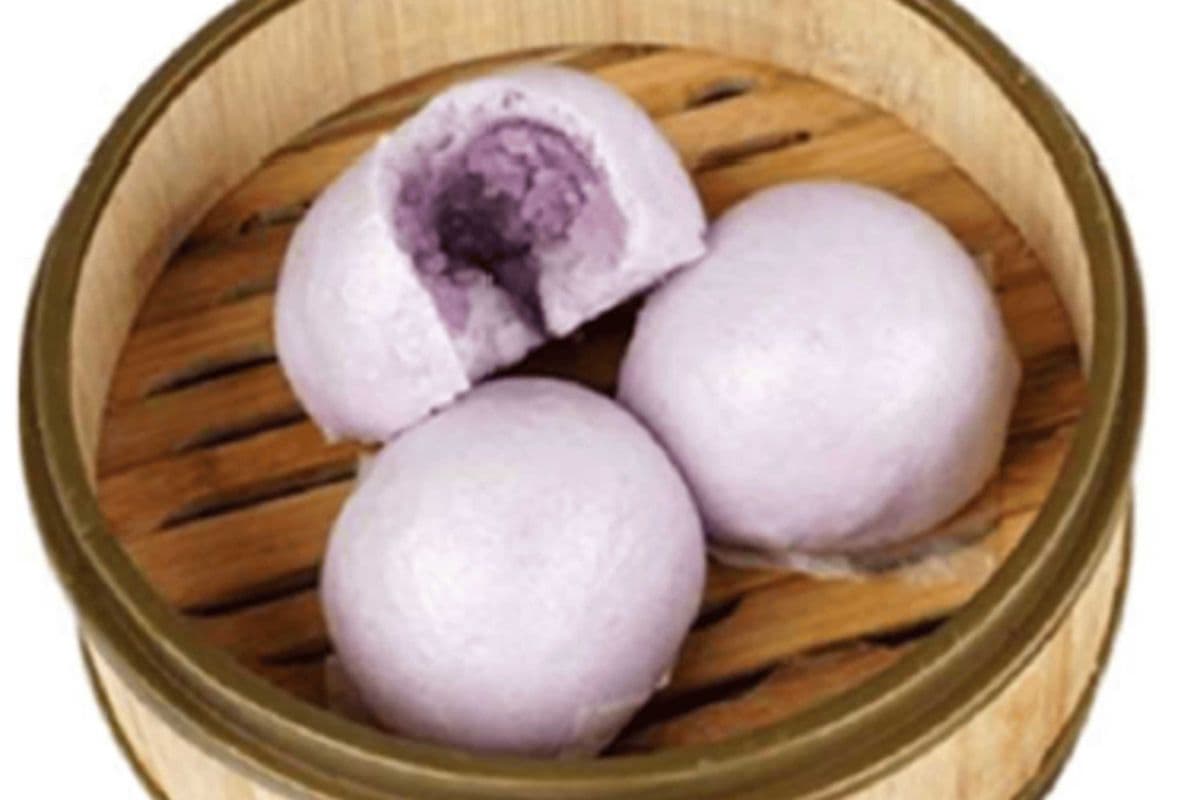 Steamed Taro Bun 香芋包 (3)