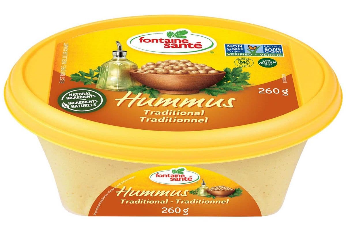 Fontaine santé hummus traditional
