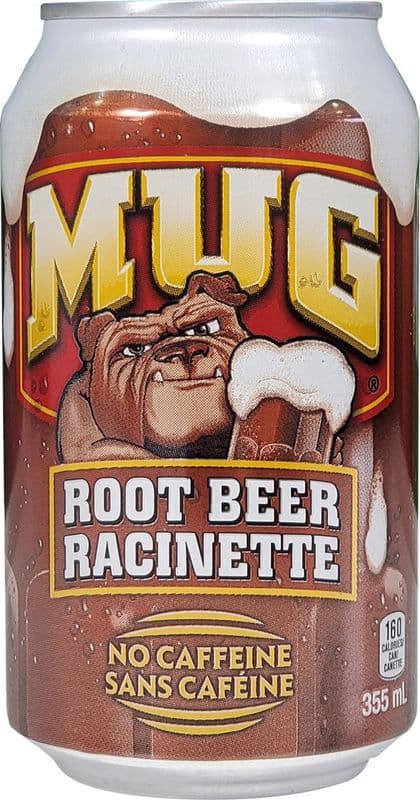 MUG Root Beer Can