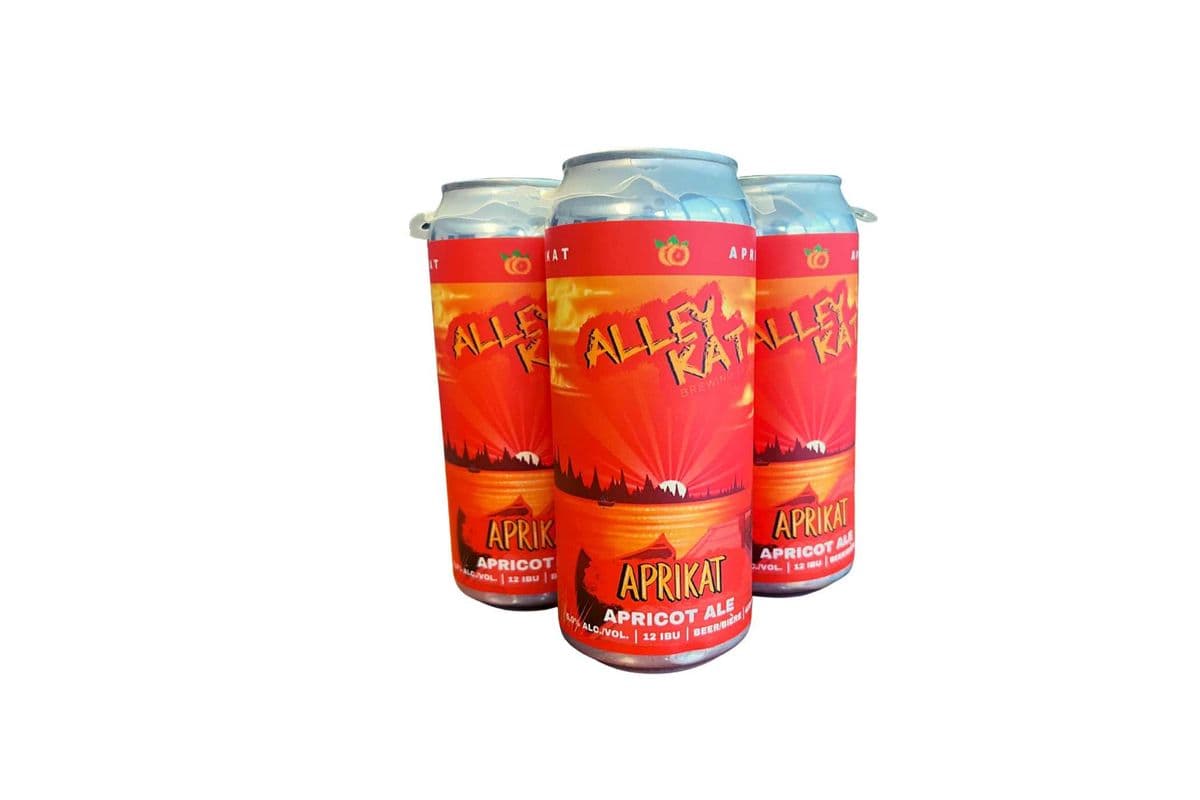 883683. ALLEY KAT APRIKAT APRICOT ALE (4 x 473ML (CANS))