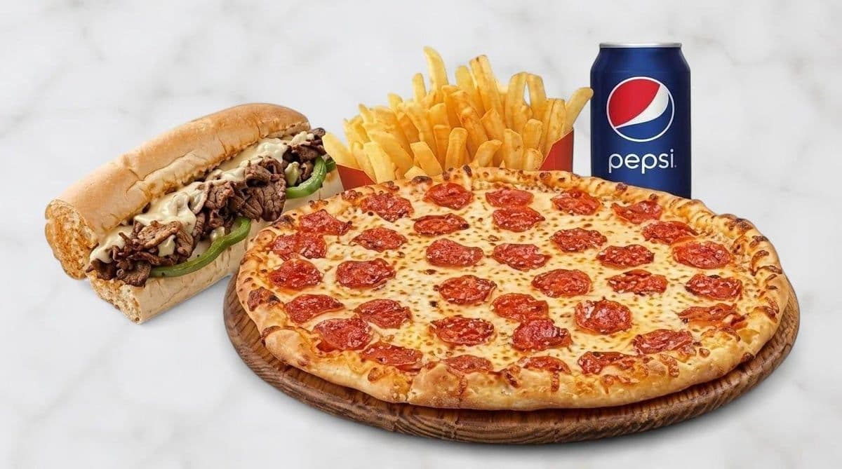 Combo #11 - Pizza Moyenne + sous-marin + Pepsi