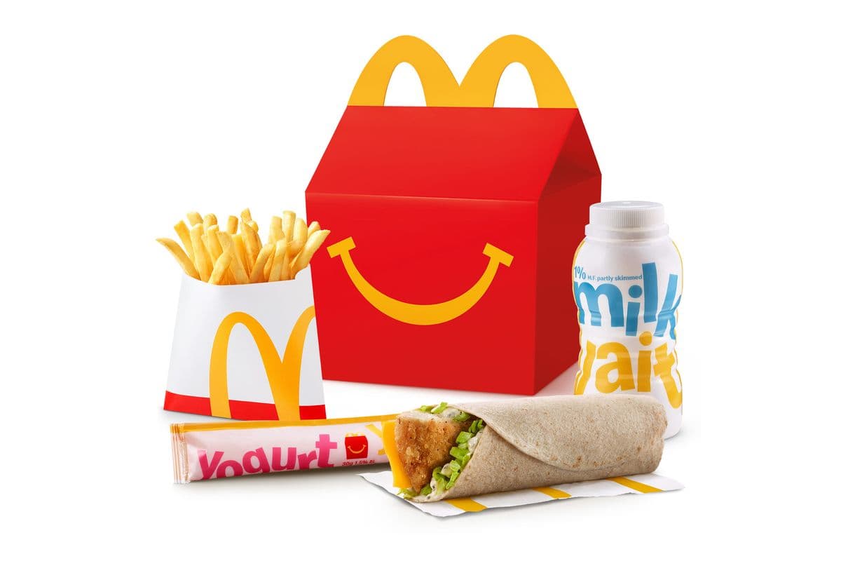 Happy Meal Crispy Chicken Snack Wrap with Small Fries [560-670 Cals]