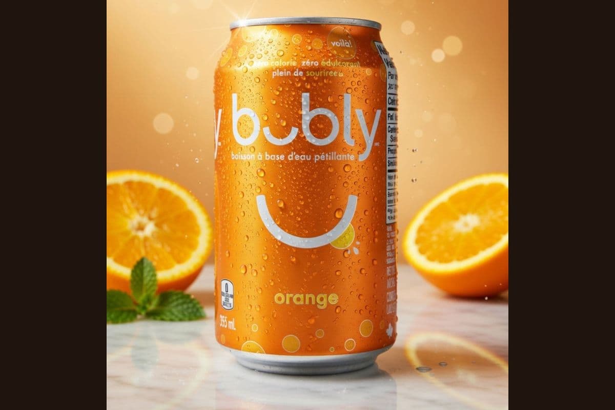 Bubly (Orange) (355ml Can)