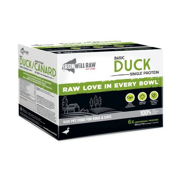 Iron Will Raw Basic Duck 6 x 1 lb