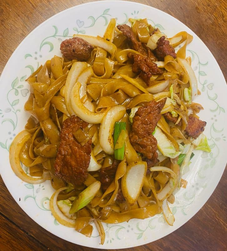 3. Flats Rice Noodles with Soy Sauce
