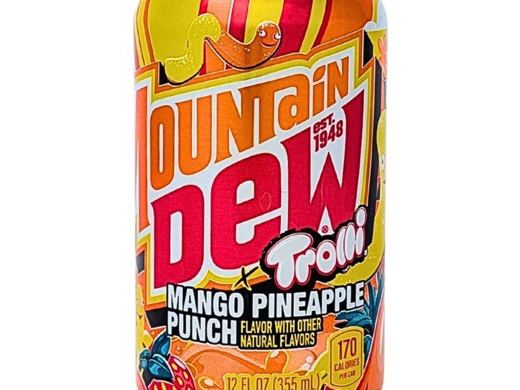 Mountain Dew Trolli Mango Pineapple Punch Soda 355ml Can