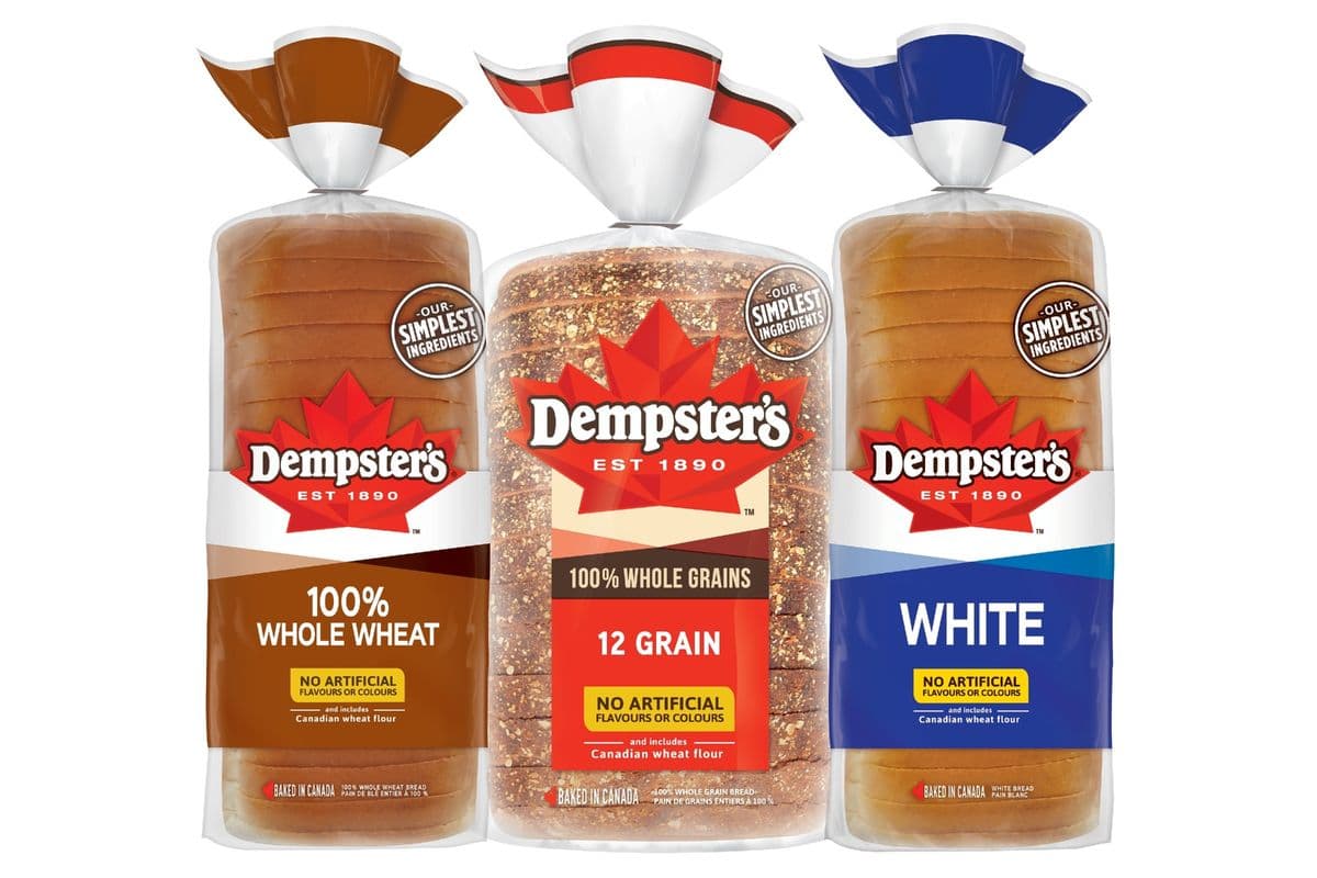 Wonder / Dempster's White Sliced Bread (675g)