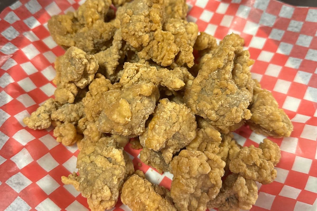 Dry Garlic Boneless Pork.
