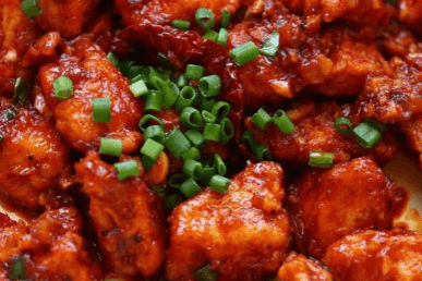 Spicy Schezwan Chicken (Dry)