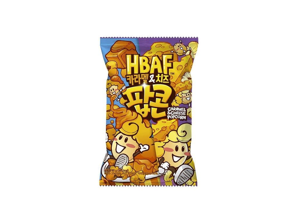 HBAF Korean Caramel Cheese Popcorn 80g Asian Snack