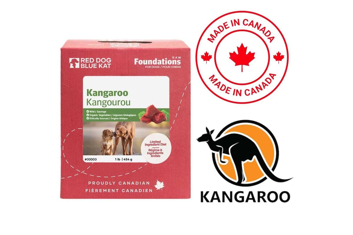 Red Dog Blue Kat - Foundations Kangaroo Raw Dog Food - 1 lb