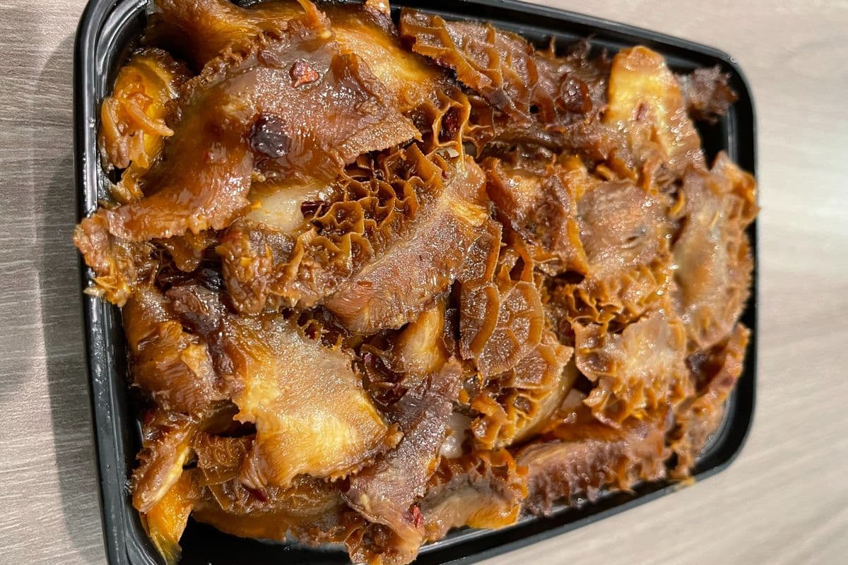 Beef Tripe with Pickled Radish
