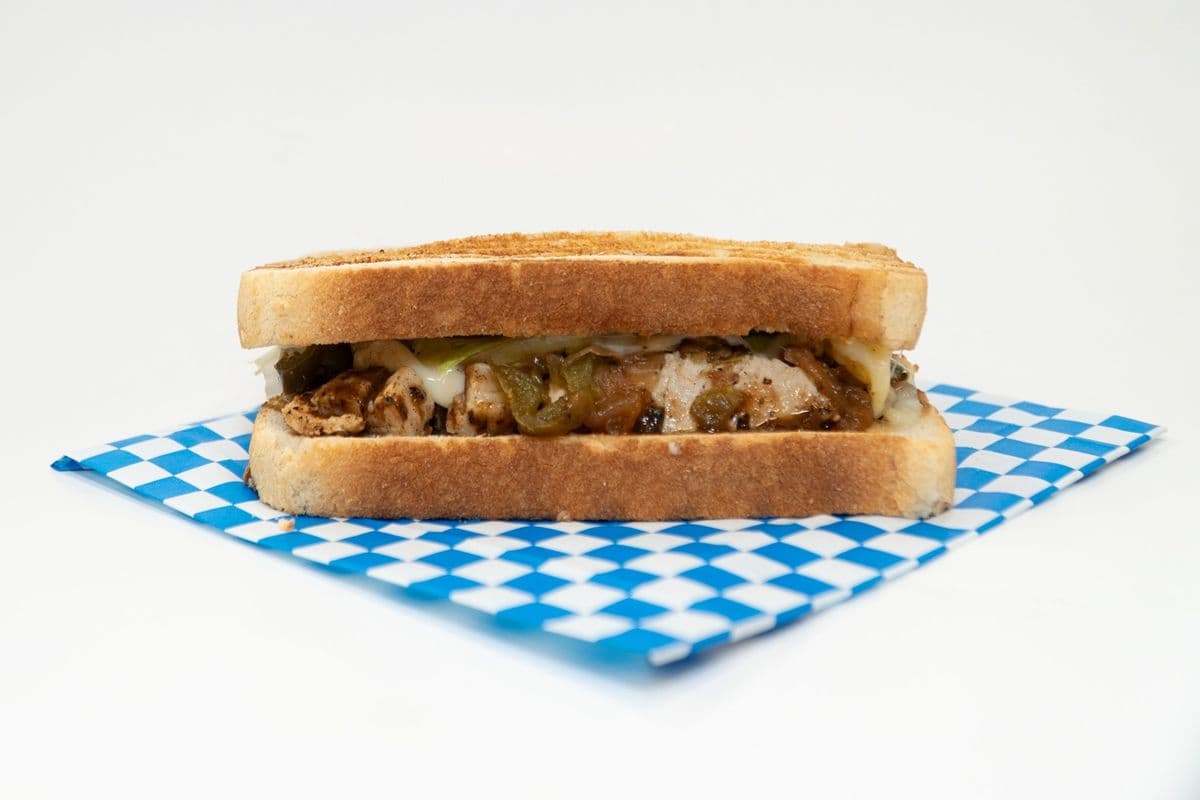 BBQ Jerk Grilled Cheese Sandwich