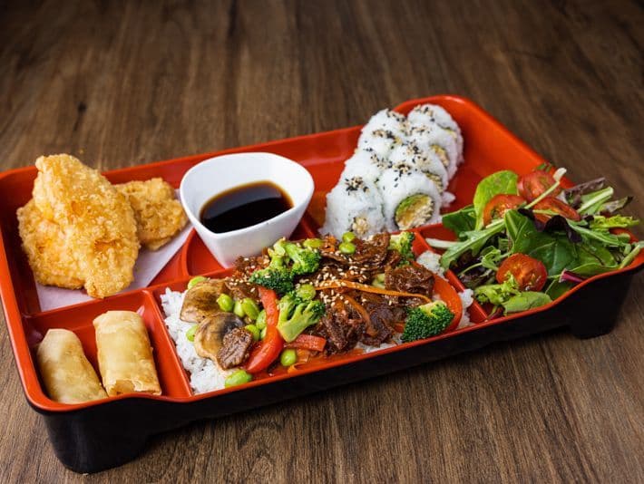 Vegan Beef Lunch Box