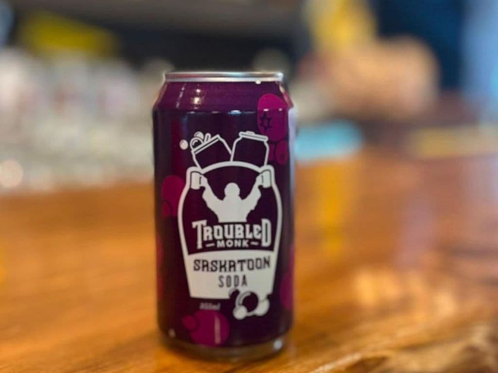 Troubled Monk Saskatoon Soda