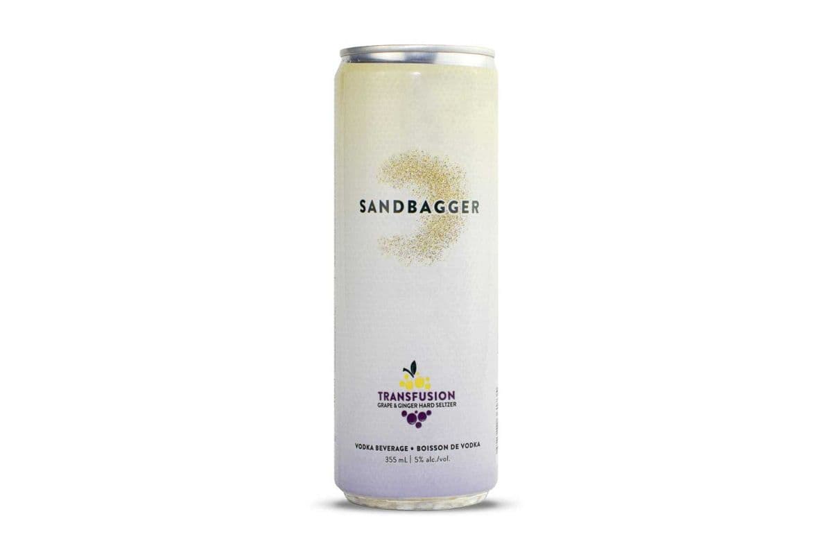 Sandbagger Transfusion Grape Ginger Hard Seltzer (355 ml)
