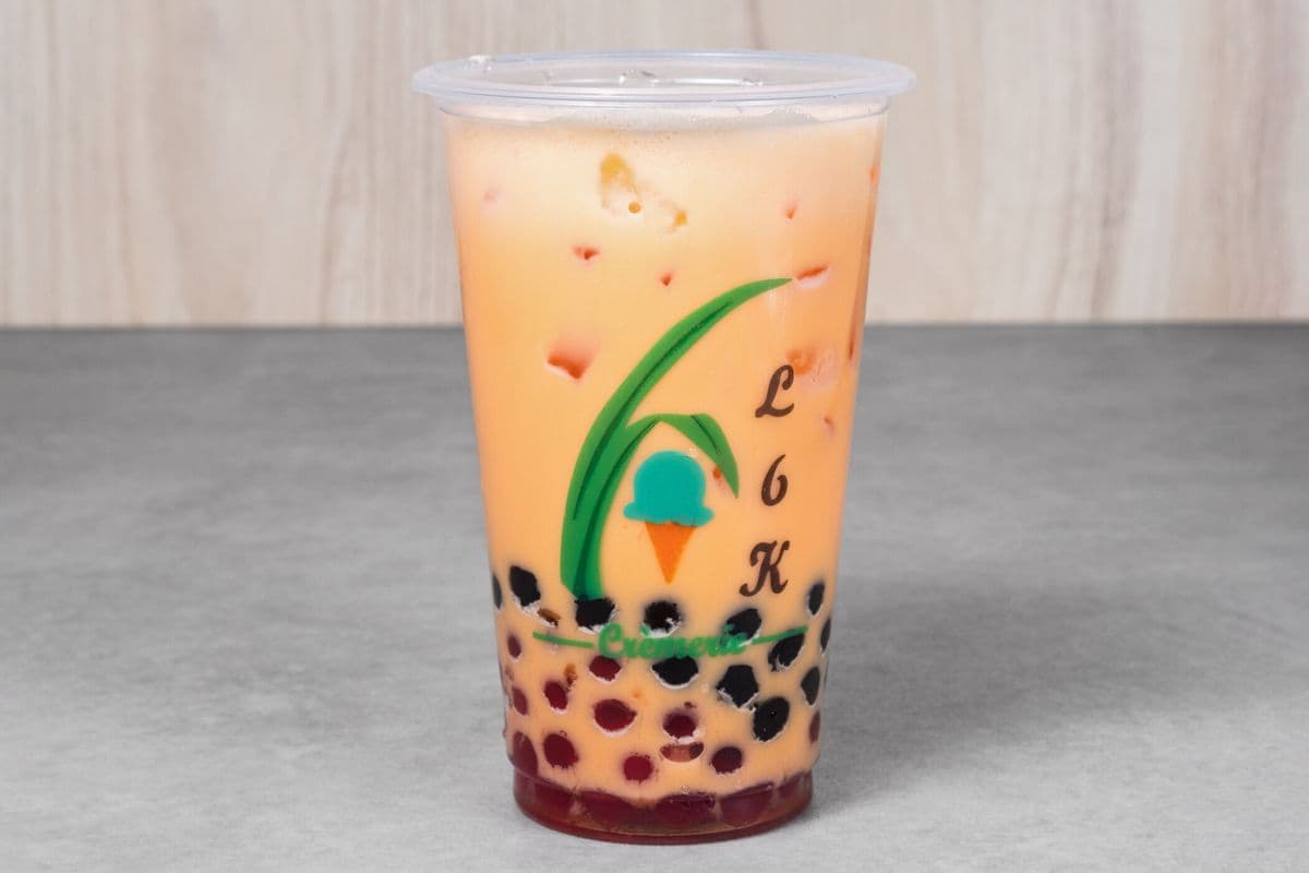 Thé aux Perles à la Papaye / Papaya Bubble Tea