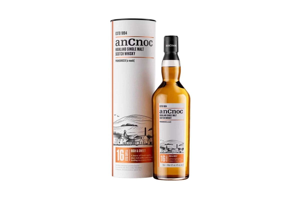 Ancnoc 16YR Old *Highland Single Malt Scotch Whisky* (1 x 700ML)