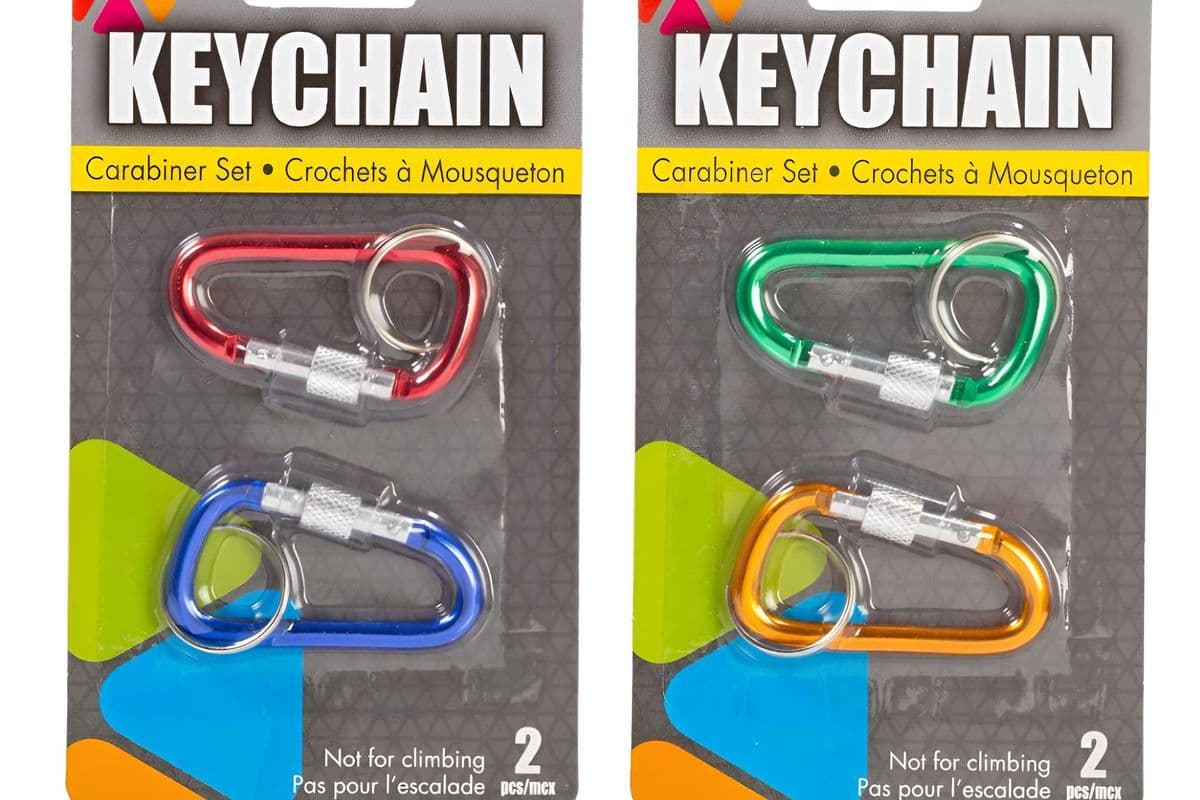 Metal Keychain Carabiner Set, CTG 83079