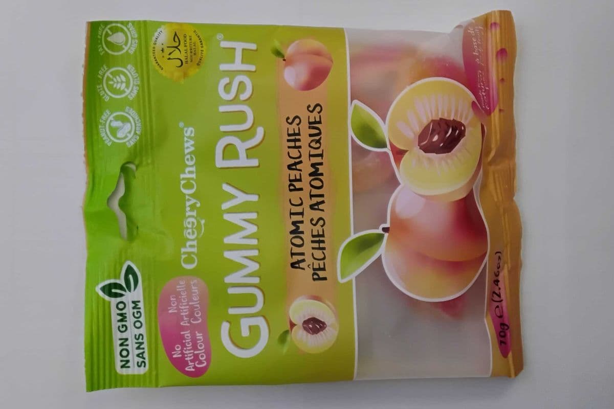 GUMMY RUSH ATOMIC PEACHES (70g)
