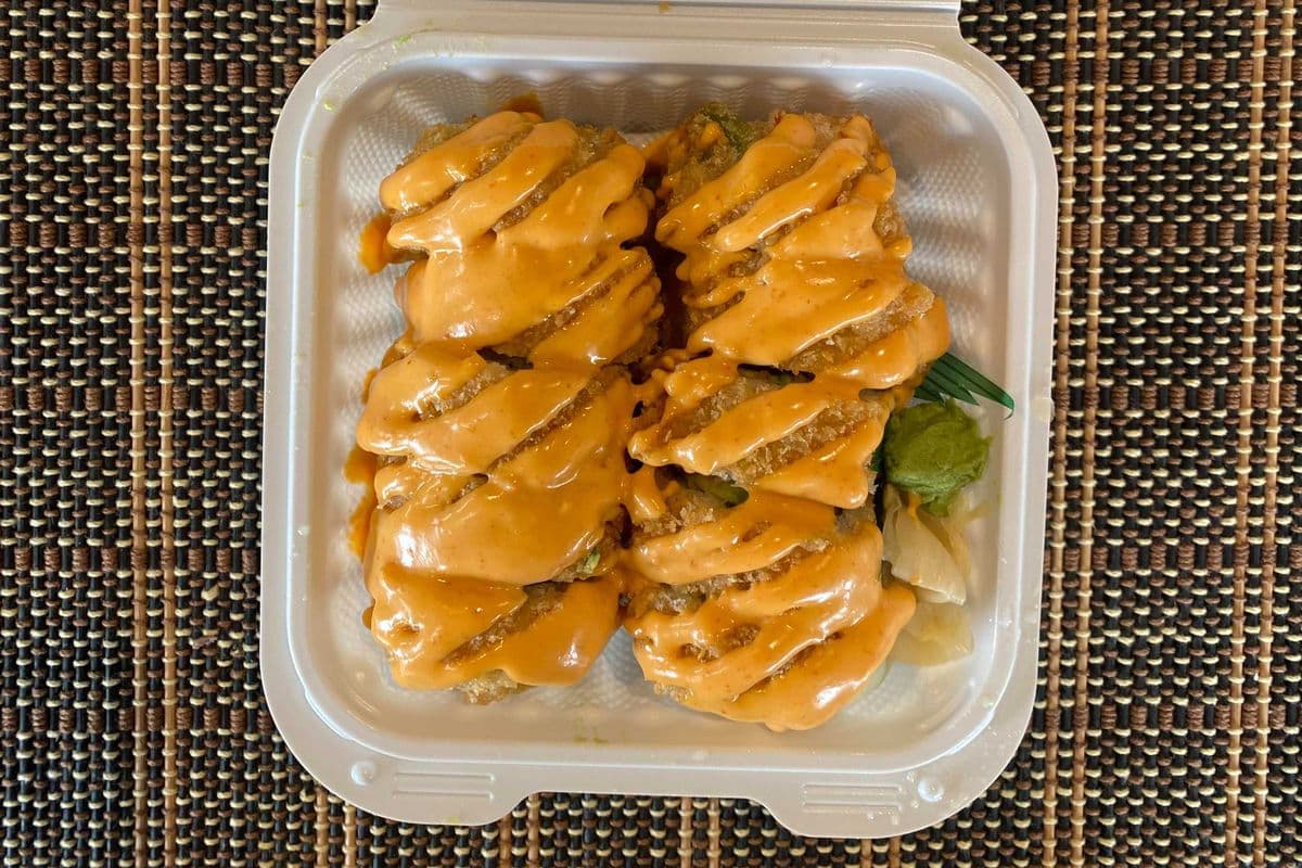 Spicy Deep-Fried California Roll