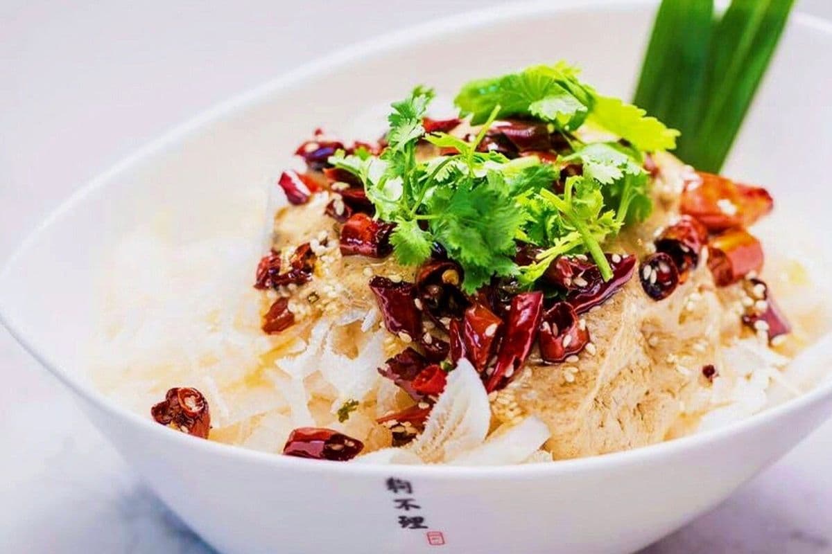 135. Shredded Beef Omasum with Sesame Sauce - 水爆百叶丝