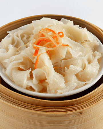 21. Steamed Beef Omasum with Ginger and Green Onion 21. 薑蔥牛柏葉