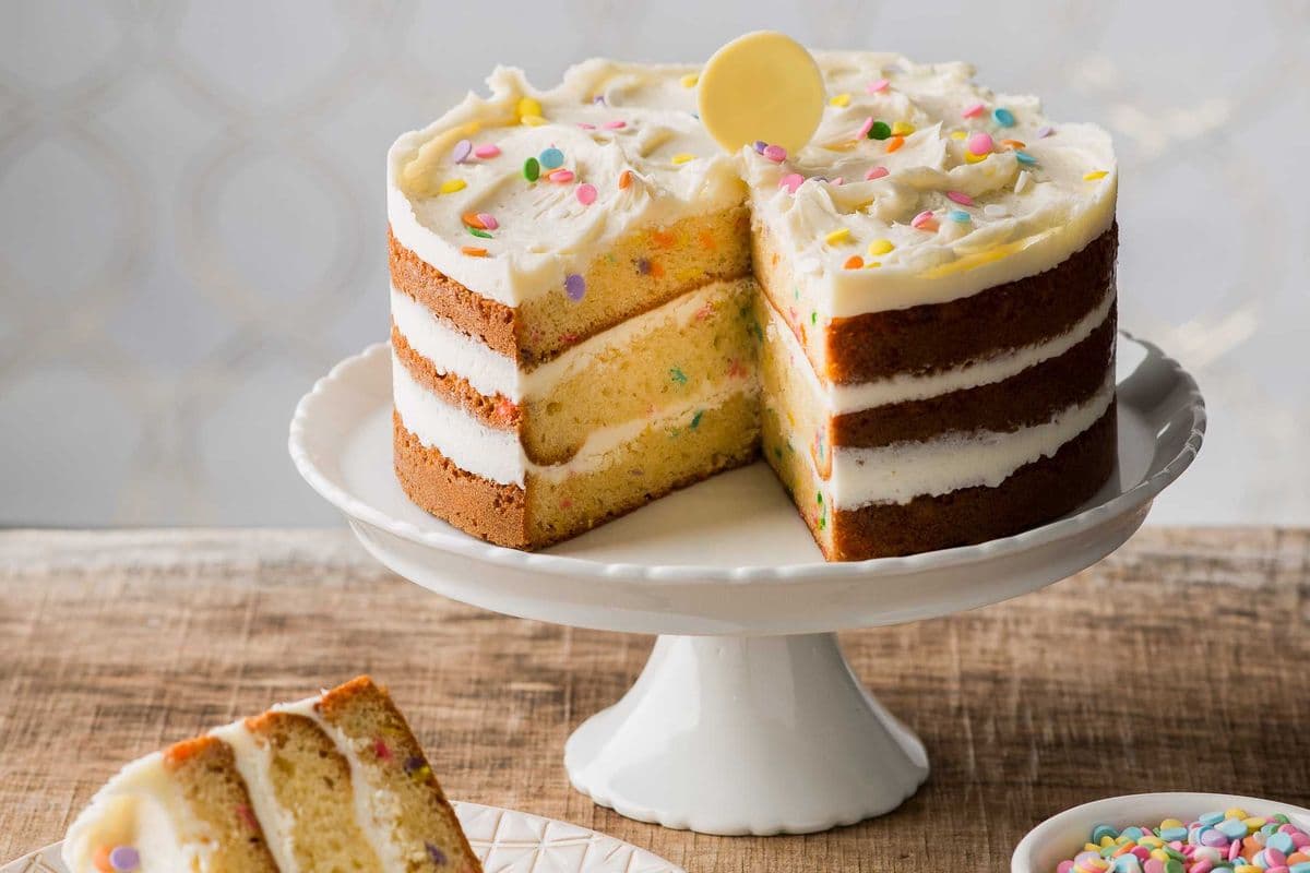 6" Birthday Confetti Cake