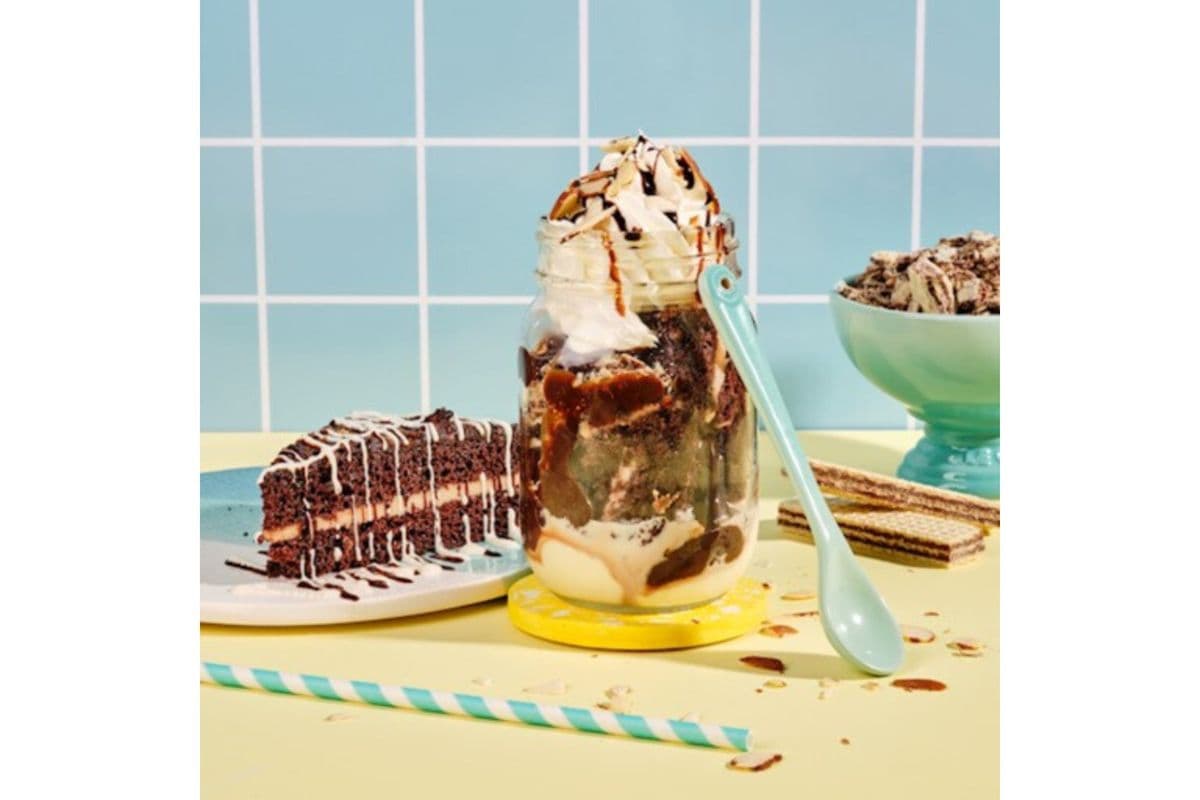 ICJ German Chocolate Wafer Cake Jar