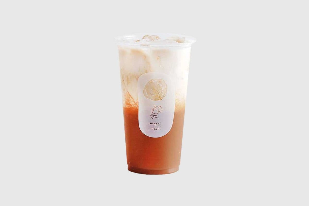 Black Tea Latte with Topping