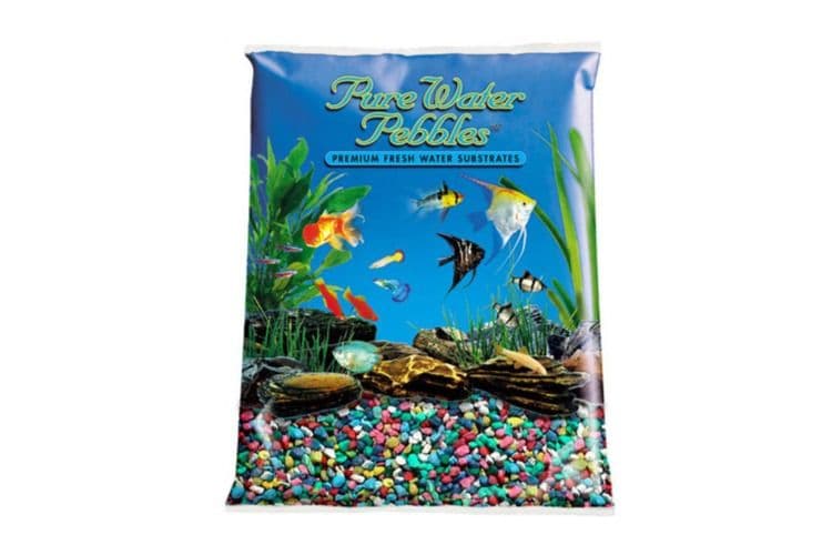 Nature's Ocean Pure Water Pebbles Rainbow Aquarium Gravel (5 lbs)