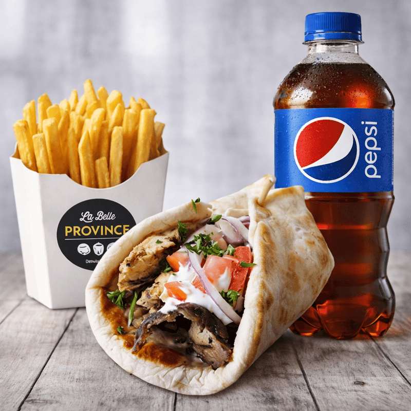 Trio Pita Porc Effiloché / Pulled Pork Pita Trio