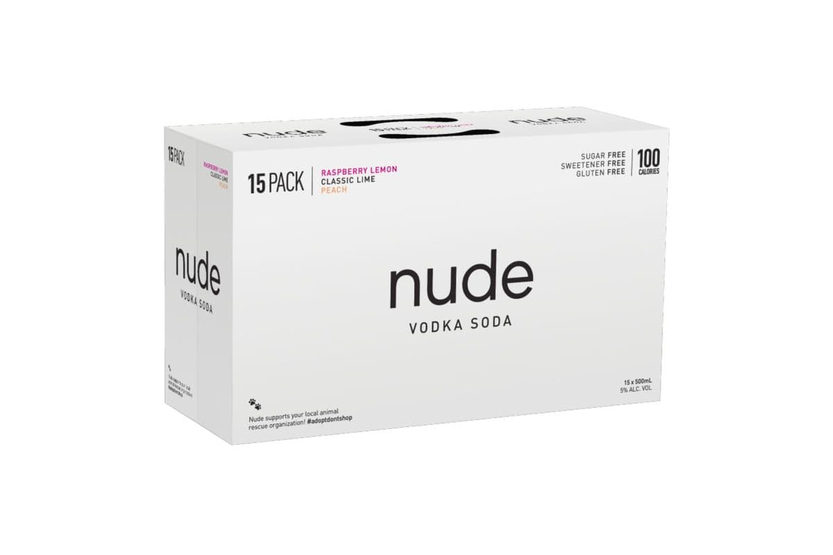 Nude Vodka Soda Mixer (15 Pack)