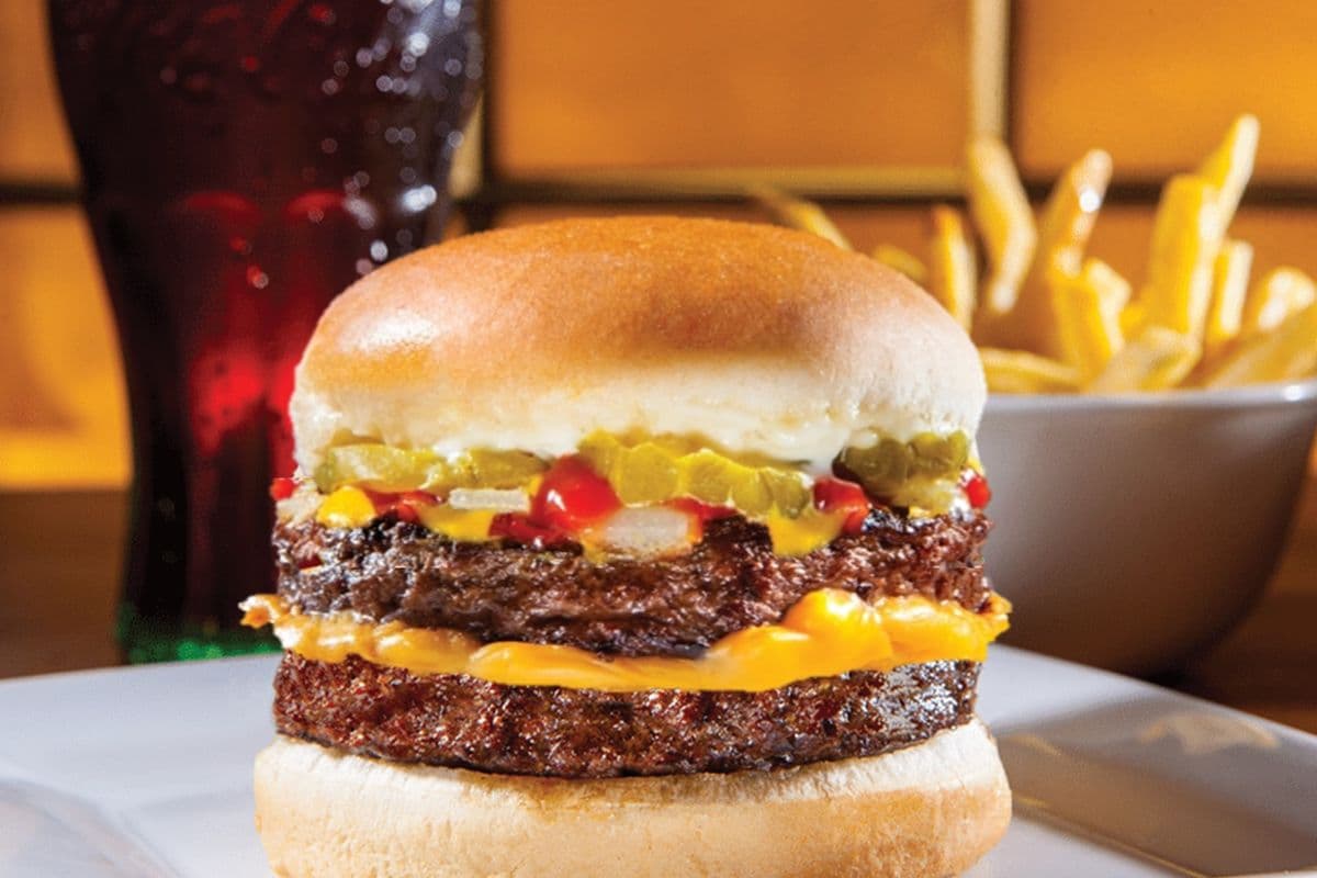 Double Straight Up Cheeseburger Meal