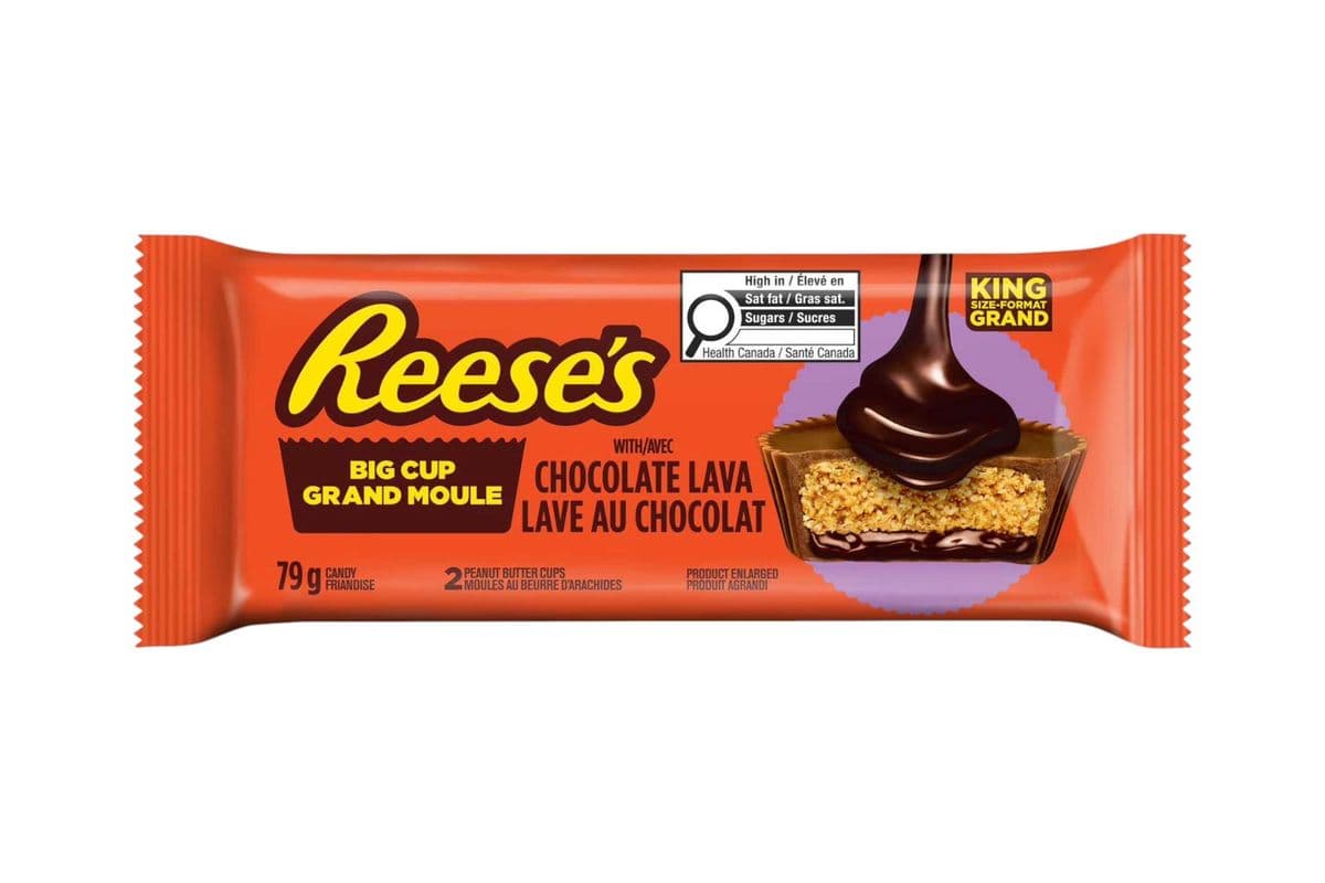 Reese's Chocolate Lava Big Cup (79gm) (190 Cal)