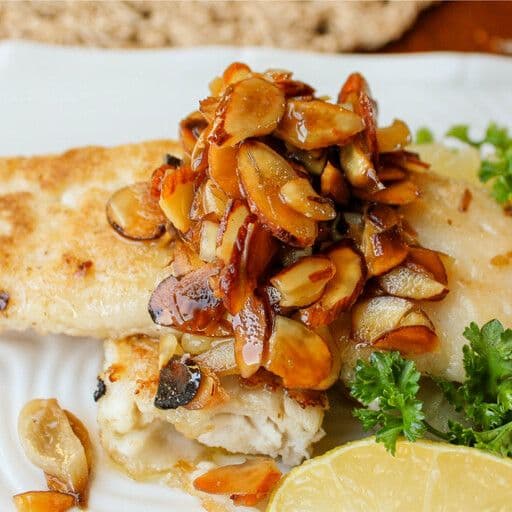 Filet de doré amandine