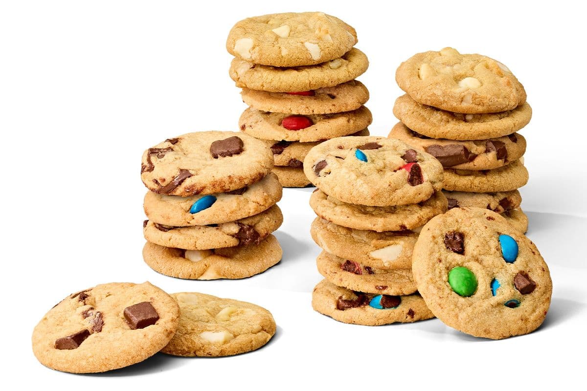 24 mini biscuits - assortis (côté)