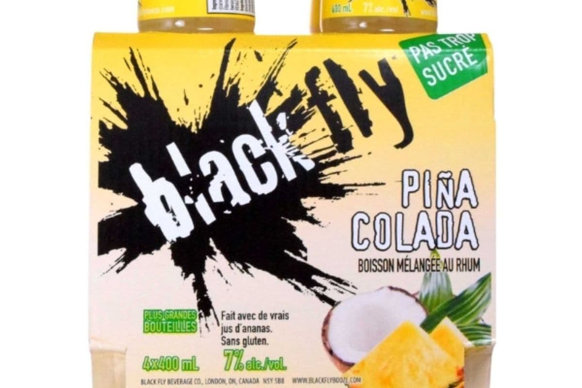 Black Fly - Pina Colada (4 x 400ml Bottle)