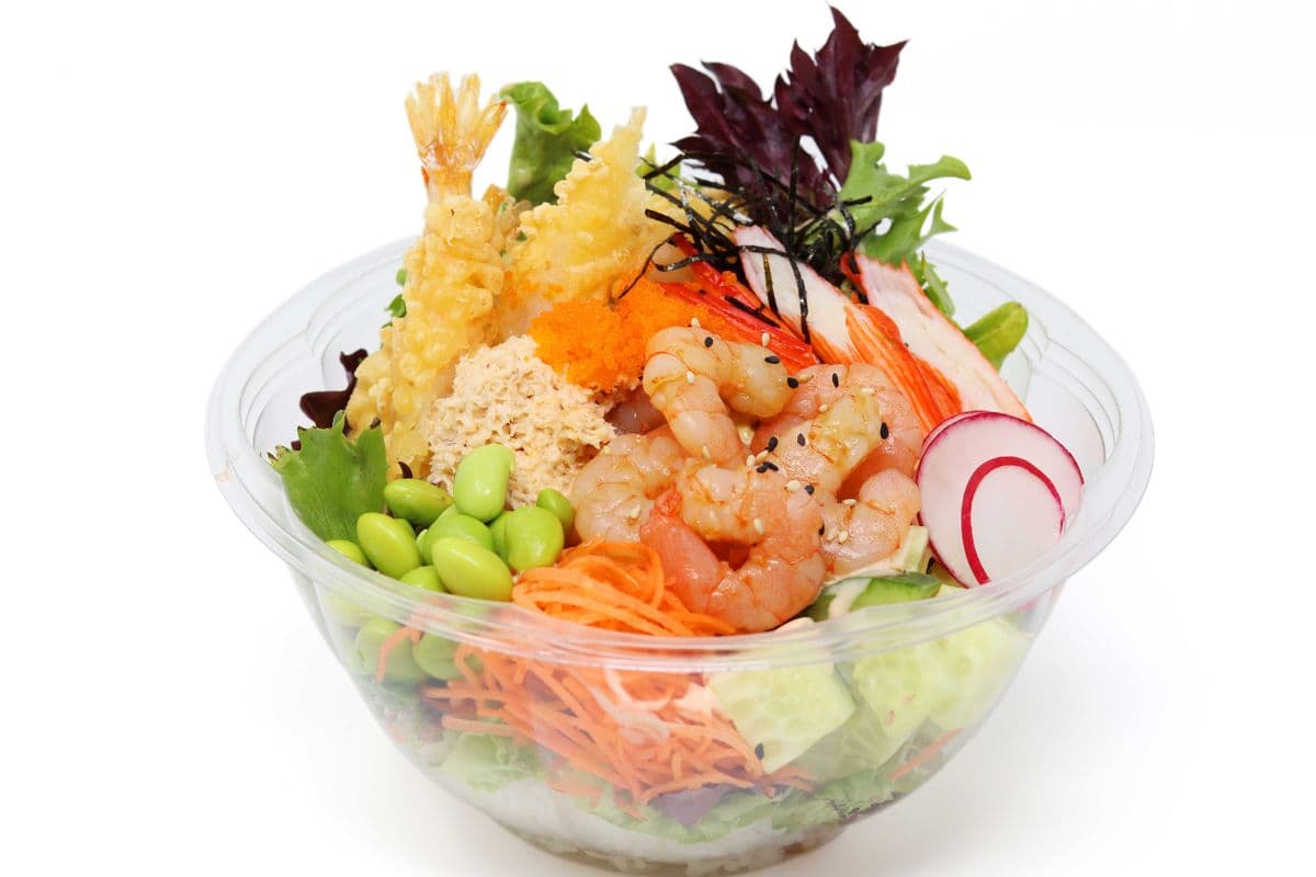 Crab and Shrimp Poke Bowl