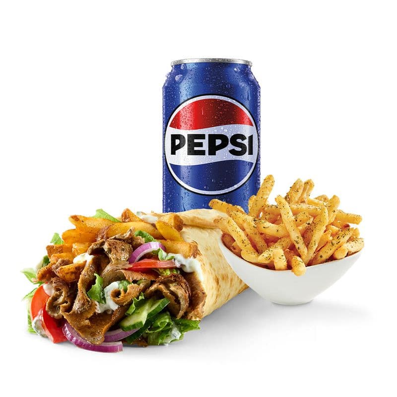Combo gourmand Gyro bœuf / Beef Gyro