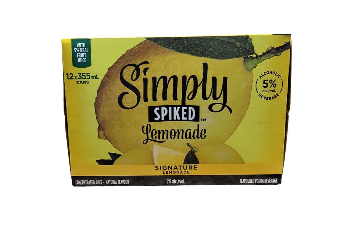 Simply Spiked Lemonade (12 x 355ml)