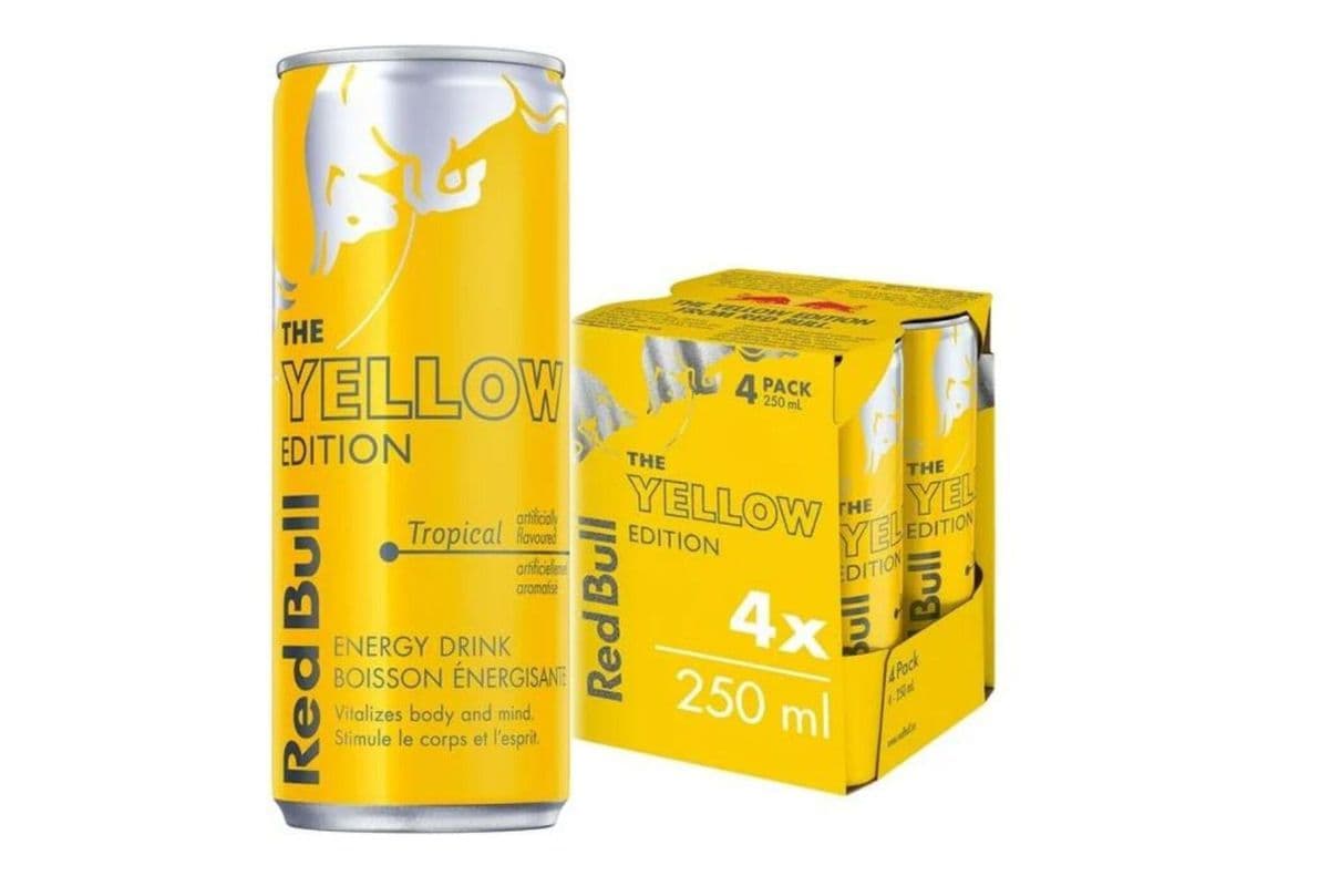 Red Bull The Yellow Edition Tropical Pack of 4 (4*250 mL)