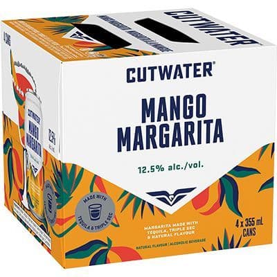 CUTWATER MANGO MARGARITA 4 CAN (4 x 355mL)