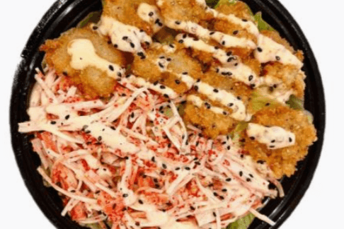 Poke Crevette croustillant / Fried Shrimp Poke